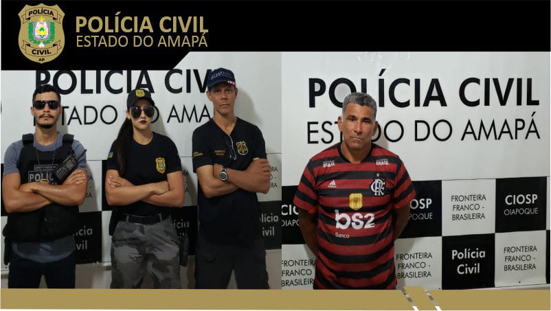 POLÍCIA CIVIL PRENDE HOMEM CONDENADO PELO CRIME DE FURTO EM OIAPOQUE